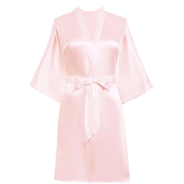 S Honeylux Organic Silk Robe - Special Order