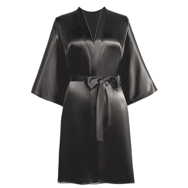 S Honeylux Organic Silk Robe - Special Order