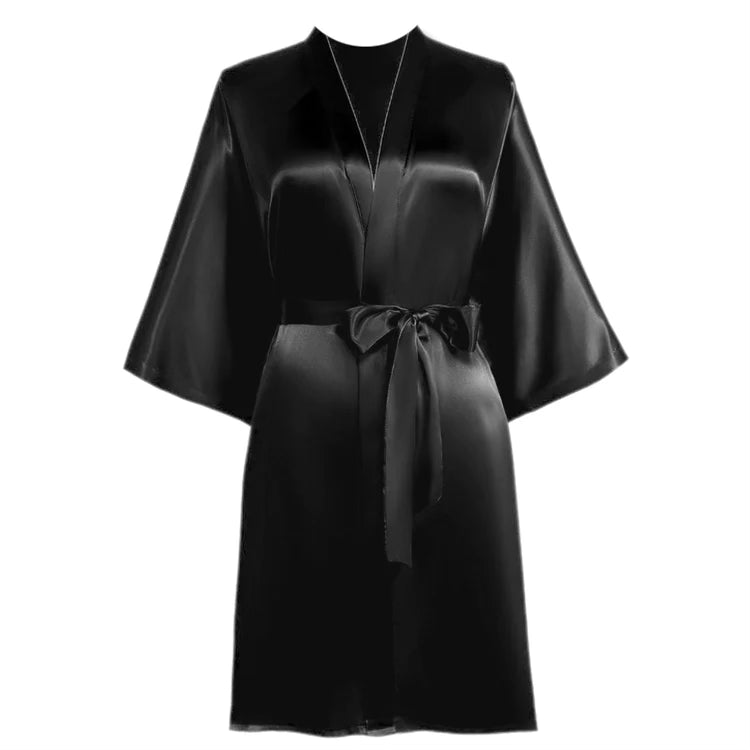 S Honeylux Organic Silk Robe - Special Order