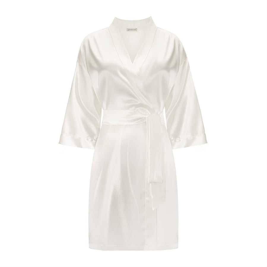 S Honeylux Organic Silk Robe - Special Order